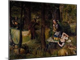 Scene from 'As You Like It' by William Shakespeare-Walter Howell Deverell-Mounted Giclee Print