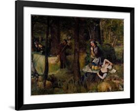 Scene from 'As You Like It' by William Shakespeare-Walter Howell Deverell-Framed Giclee Print