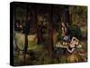 Scene from 'As You Like It' by William Shakespeare-Walter Howell Deverell-Stretched Canvas