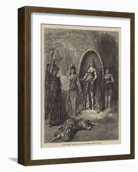 Scene from Babil and Bijou, at Covent Garden Theatre-null-Framed Giclee Print