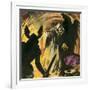 Scene from Beowulf-Andrew Howat-Framed Giclee Print