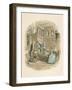Scene from Bleak House by Charles Dickens, 1852-1853-Hablot Knight Browne-Framed Giclee Print