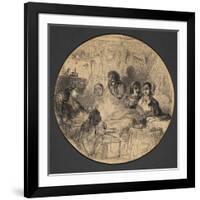 Scene from Bohemian Life, 1855-57-James Abbott McNeill Whistler-Framed Giclee Print