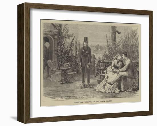 Scene from Bygones, at the Lyceum Theatre-David Henry Friston-Framed Giclee Print