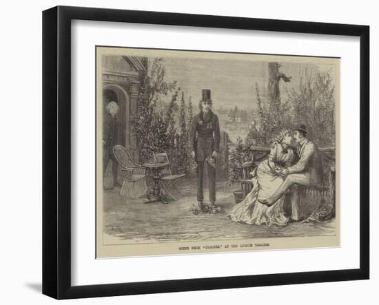 Scene from Bygones, at the Lyceum Theatre-David Henry Friston-Framed Giclee Print