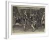 Scene from Charles the First at the Lyceum Theatre-Edward John Gregory-Framed Giclee Print