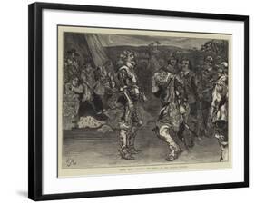 Scene from Charles the First at the Lyceum Theatre-Edward John Gregory-Framed Giclee Print