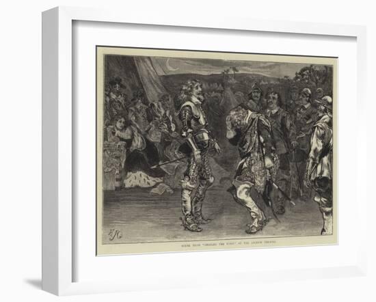 Scene from Charles the First at the Lyceum Theatre-Edward John Gregory-Framed Giclee Print