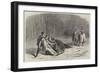 Scene from Christmas Eve, at Drury-Lane Theatre, the Duel in the Snow-null-Framed Giclee Print