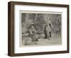 Scene from Cinderella at the Lyceum Theatre, Prince Felix Finding Cinderella in the Wood-null-Framed Giclee Print