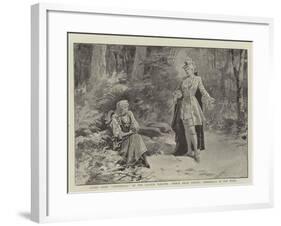 Scene from Cinderella at the Lyceum Theatre, Prince Felix Finding Cinderella in the Wood-null-Framed Giclee Print