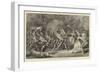 Scene from Cinderella, the Covent-Garden Pantomime-null-Framed Giclee Print