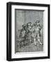 Scene from Comedy Benevolent Curmudgeon-Carlo Goldoni-Framed Giclee Print