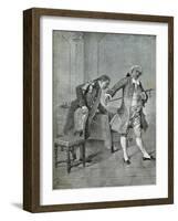 Scene from Comedy Benevolent Curmudgeon-Carlo Goldoni-Framed Giclee Print