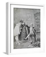 Scene from Comedy Fanatical Poet-Carlo Goldoni-Framed Giclee Print