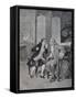 Scene from Comedy Loving Servant-Carlo Goldoni-Framed Stretched Canvas