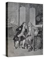 Scene from Comedy Loving Servant-Carlo Goldoni-Stretched Canvas