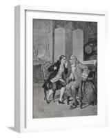 Scene from Comedy Loving Servant-Carlo Goldoni-Framed Giclee Print