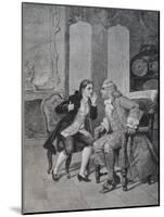 Scene from Comedy Loving Servant-Carlo Goldoni-Mounted Giclee Print
