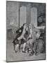 Scene from Comedy Loving Servant-Carlo Goldoni-Mounted Giclee Print