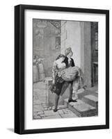 Scene from Comedy Women's Gossip-Carlo Goldoni-Framed Giclee Print