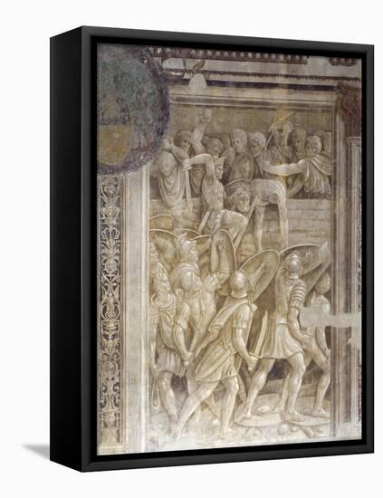 Scene from Cycle on Trajan's Column, 1511-1513-Baldassare Peruzzi-Framed Stretched Canvas