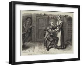 Scene from Dan'L Druce at the Haymarket Theatre-George Goodwin Kilburne-Framed Giclee Print