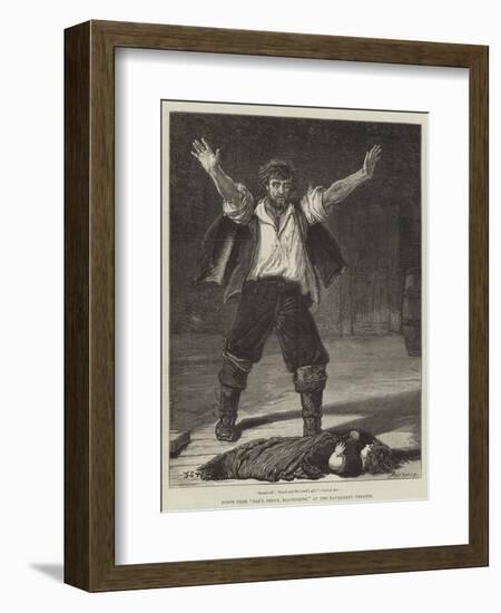 Scene from Dan'L Druce, Blacksmith, at the Haymarket Theatre-Francis S. Walker-Framed Giclee Print