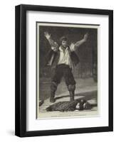 Scene from Dan'L Druce, Blacksmith, at the Haymarket Theatre-Francis S. Walker-Framed Giclee Print