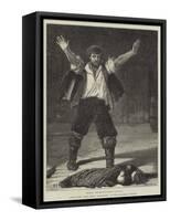 Scene from Dan'L Druce, Blacksmith, at the Haymarket Theatre-Francis S. Walker-Framed Stretched Canvas
