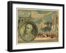 Scene from Daniel Auber's Opera La Muette De Portici-null-Framed Giclee Print