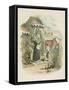 Scene from David Copperfield by Charles Dickens, 1849-1850-Hablot Knight Browne-Framed Stretched Canvas