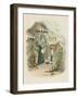 Scene from David Copperfield by Charles Dickens, 1849-1850-Hablot Knight Browne-Framed Giclee Print