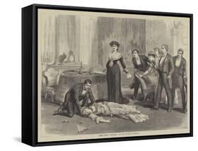 Scene from Delilah at the Olympic Theatre-David Henry Friston-Framed Stretched Canvas