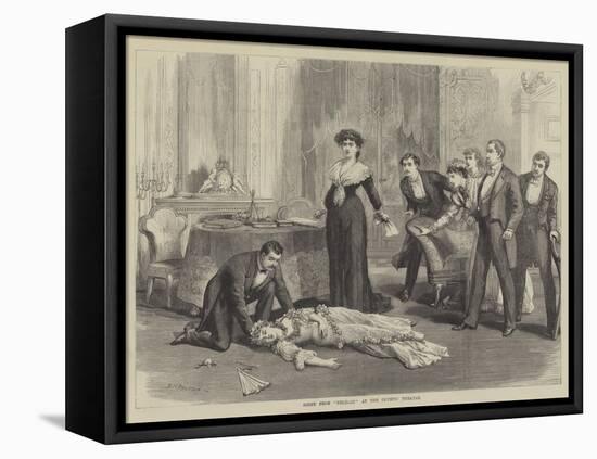 Scene from Delilah at the Olympic Theatre-David Henry Friston-Framed Stretched Canvas
