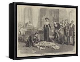 Scene from Delilah at the Olympic Theatre-David Henry Friston-Framed Stretched Canvas