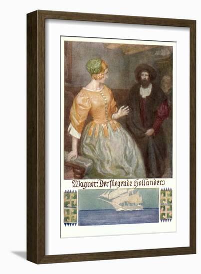 Scene from Der Fliegende Hollander-null-Framed Art Print