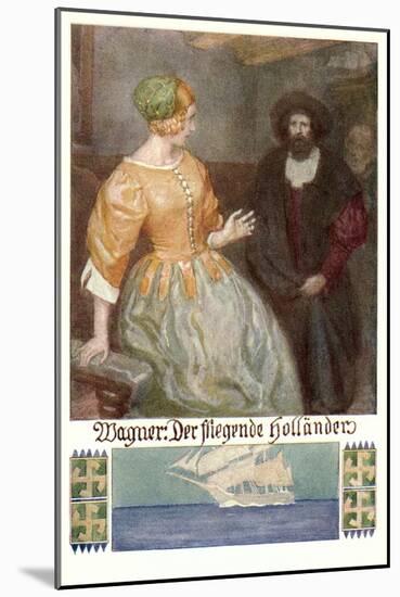 Scene from Der Fliegende Hollander-null-Mounted Art Print