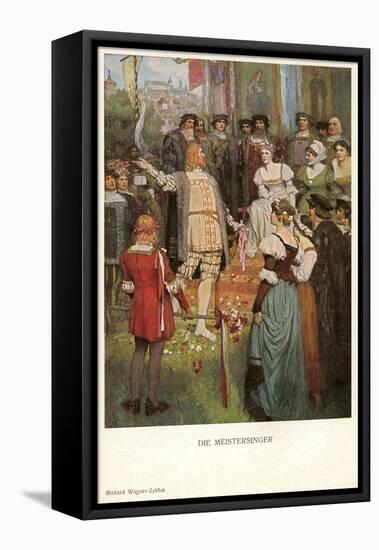 Scene from Die Meistersinger-null-Framed Stretched Canvas