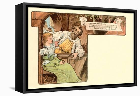 Scene from Die Meistersinger-null-Framed Stretched Canvas