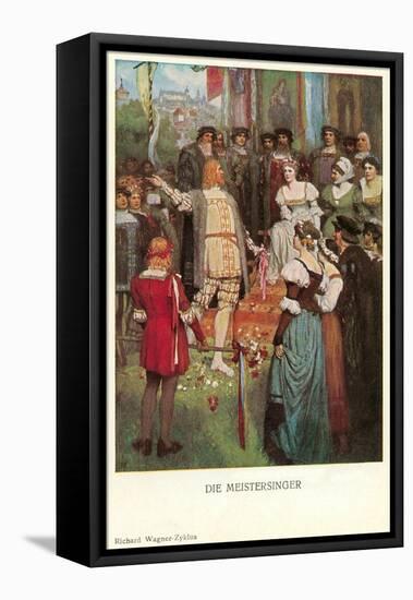 Scene from Die Meistersinger-null-Framed Stretched Canvas