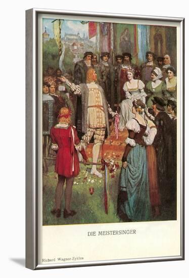 Scene from Die Meistersinger-null-Framed Art Print