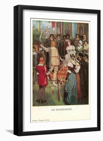 Scene from Die Meistersinger-null-Framed Art Print