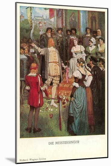 Scene from Die Meistersinger-null-Mounted Art Print