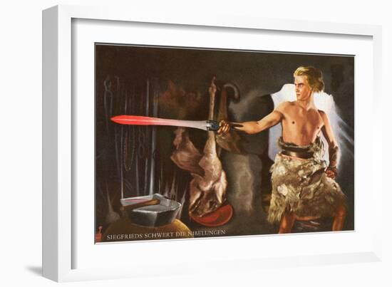 Scene from Die Nibelungen-null-Framed Art Print