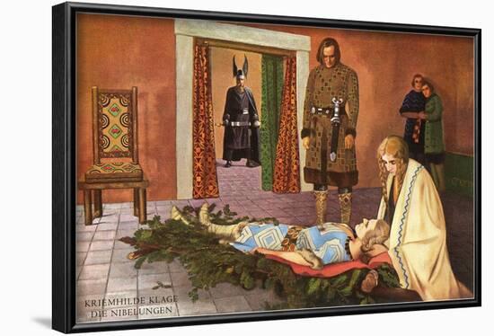 Scene from Die Nibelungen-null-Framed Art Print