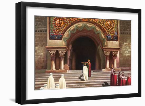 Scene from Die Nibelungen-null-Framed Art Print