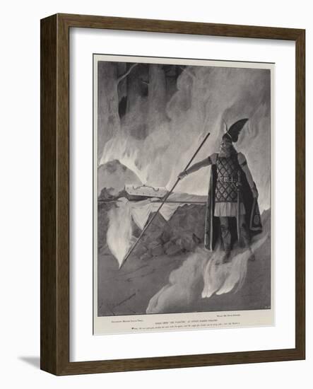 Scene from Die Walkure, at Covent Garden Theatre-null-Framed Giclee Print
