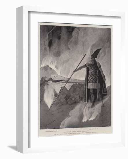 Scene from Die Walkure, at Covent Garden Theatre-null-Framed Giclee Print