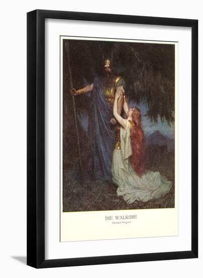 Scene from Die Walkure-null-Framed Art Print